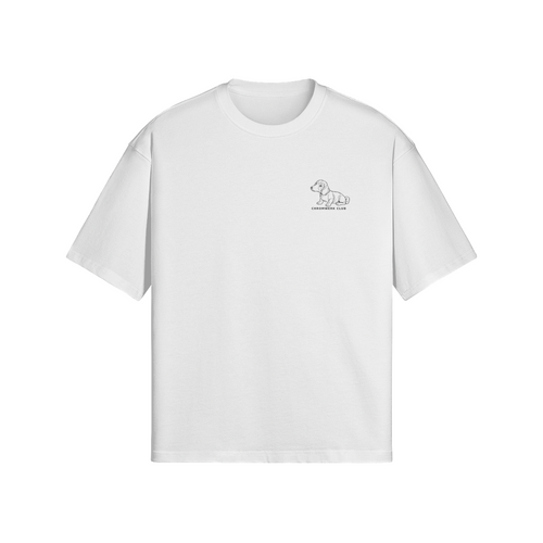 Vorderseite – Weiß – Sonntagsrunde · Heavyweight T-Shirt · 280 g/m²